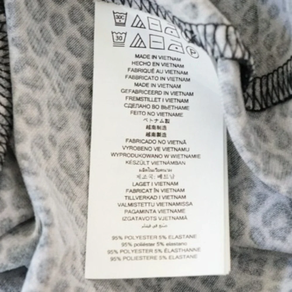 MICHAEL‎ KORS Women's Short Sleeve Dress V-Neck Size XL Animal Print